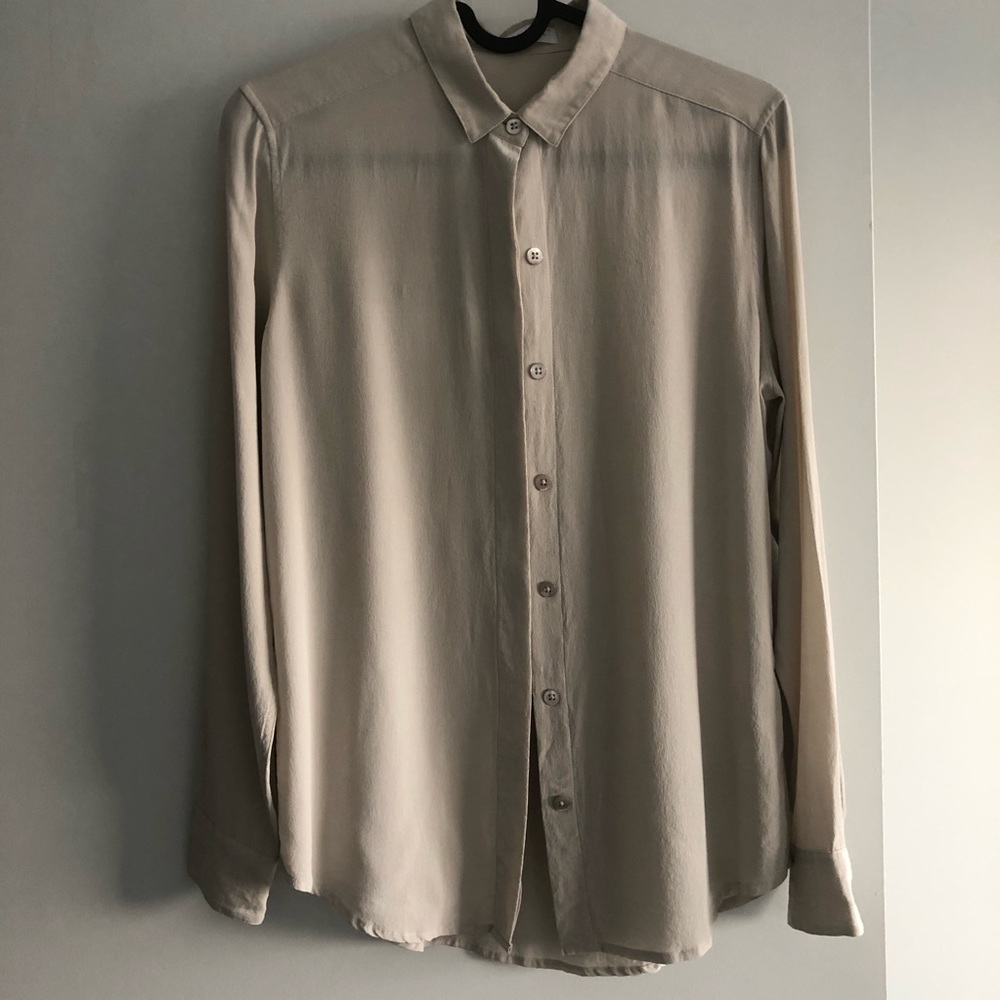 Everlane clean silk shirt